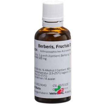 Weleda Berberis Fruc D 3/cant D 4 Dil 50ml